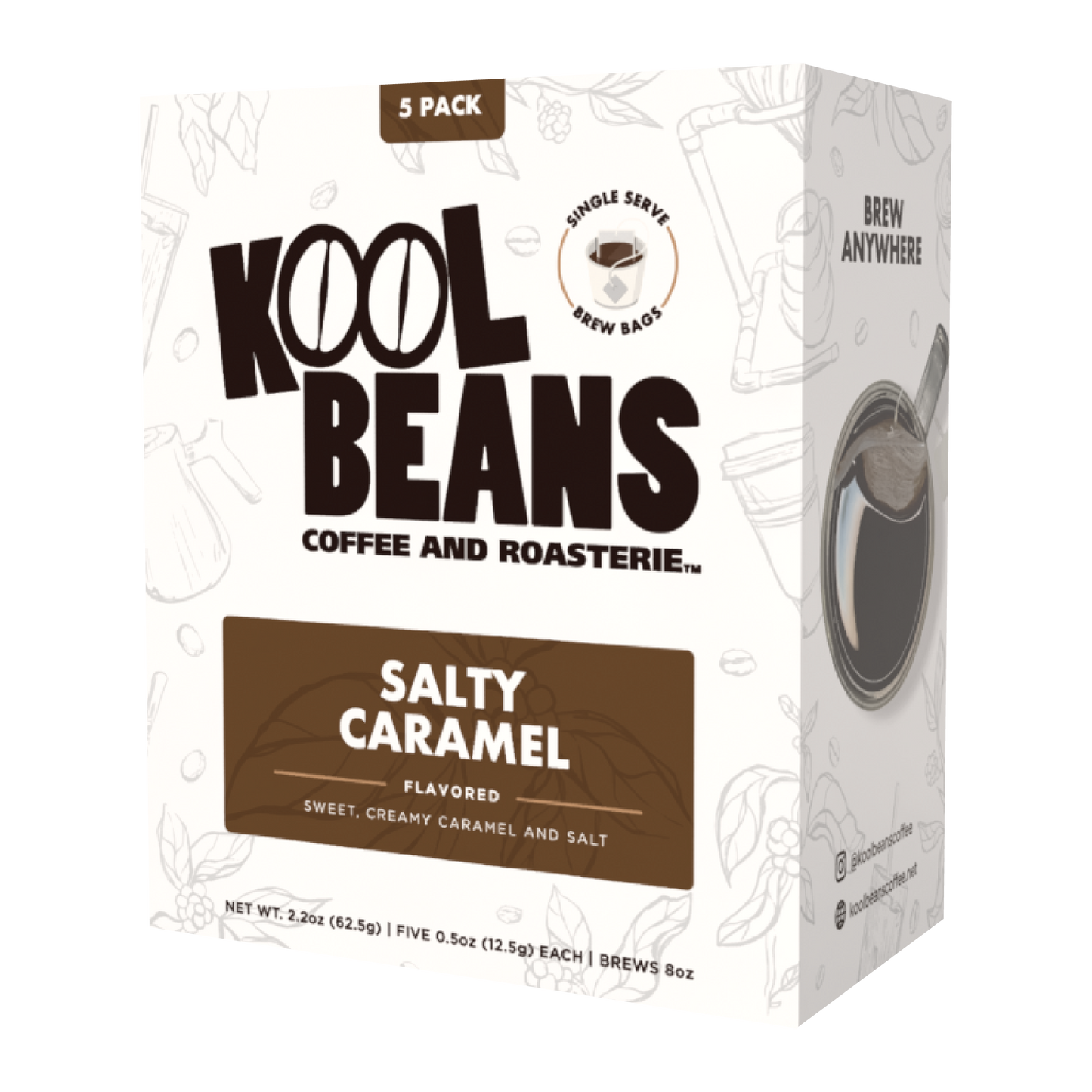 Salty Caramel Single Serve Pour Over 5 ct